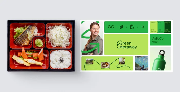 Comparaison design et boite de repas bento