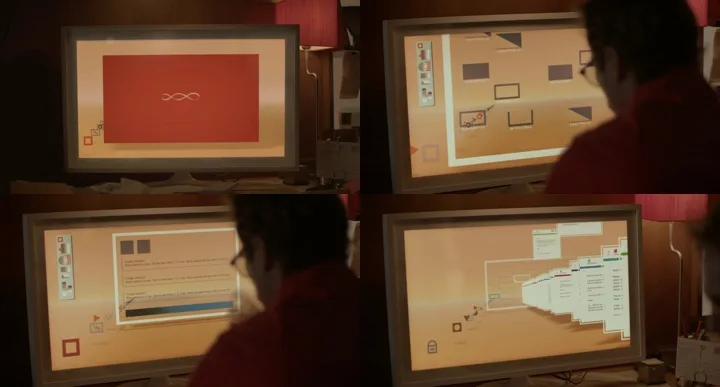 Interface de Samantha dans Her
