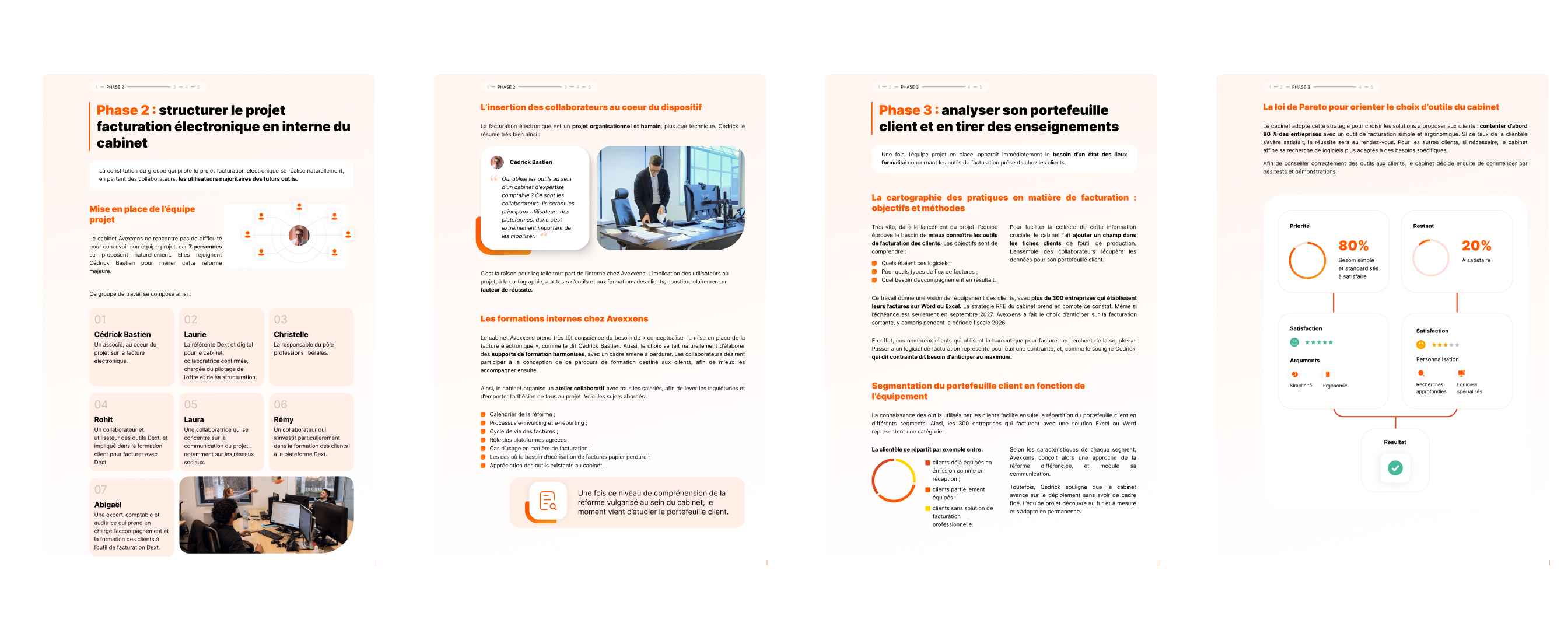 Dext — pages intérieures de la plaquette
