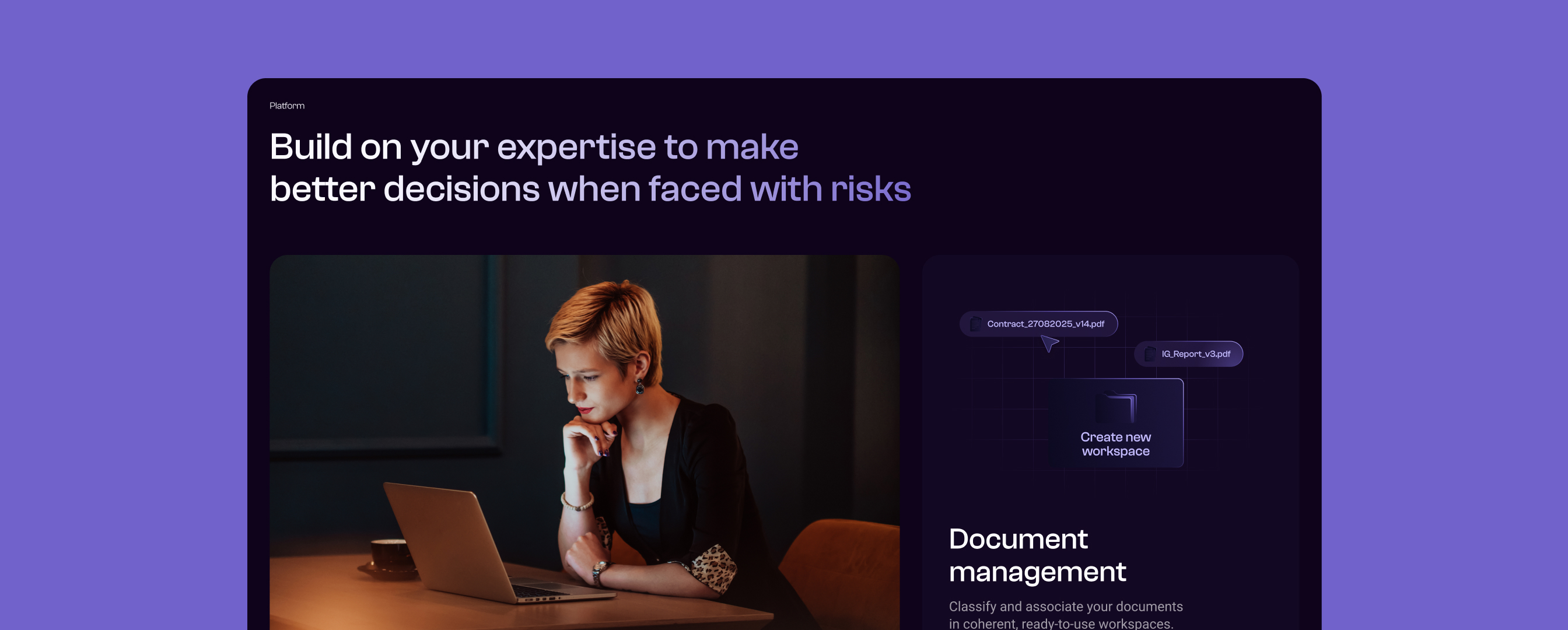 Dylogy — Build on your expertise to make better decisions