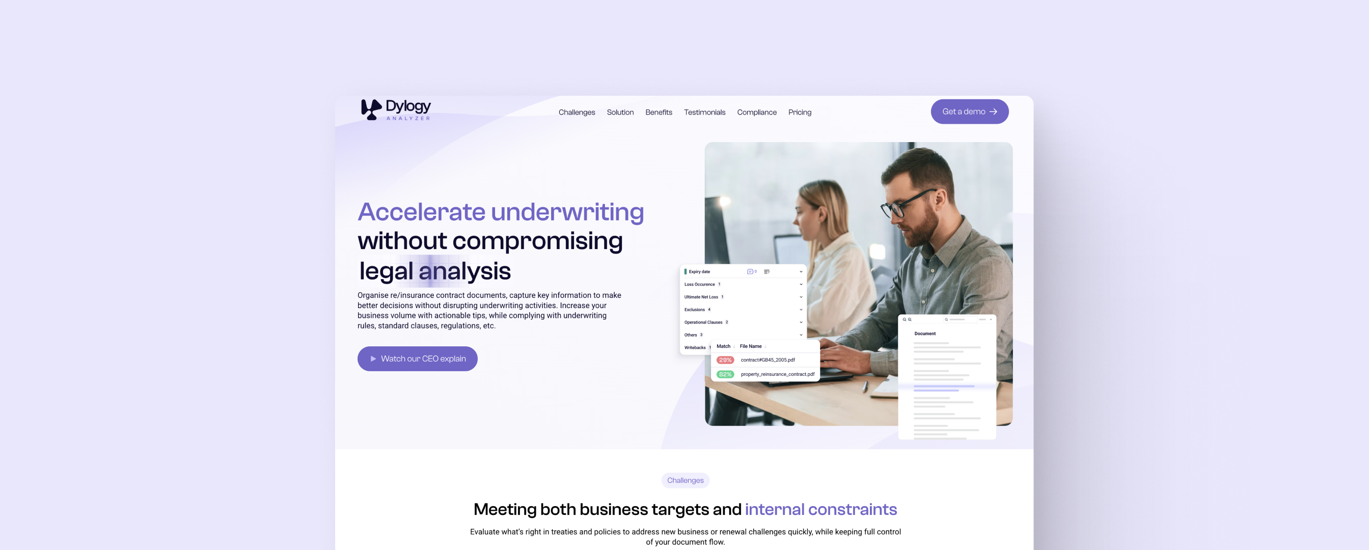 Dylogy — Accelerate underwriting without compromising legal analysis