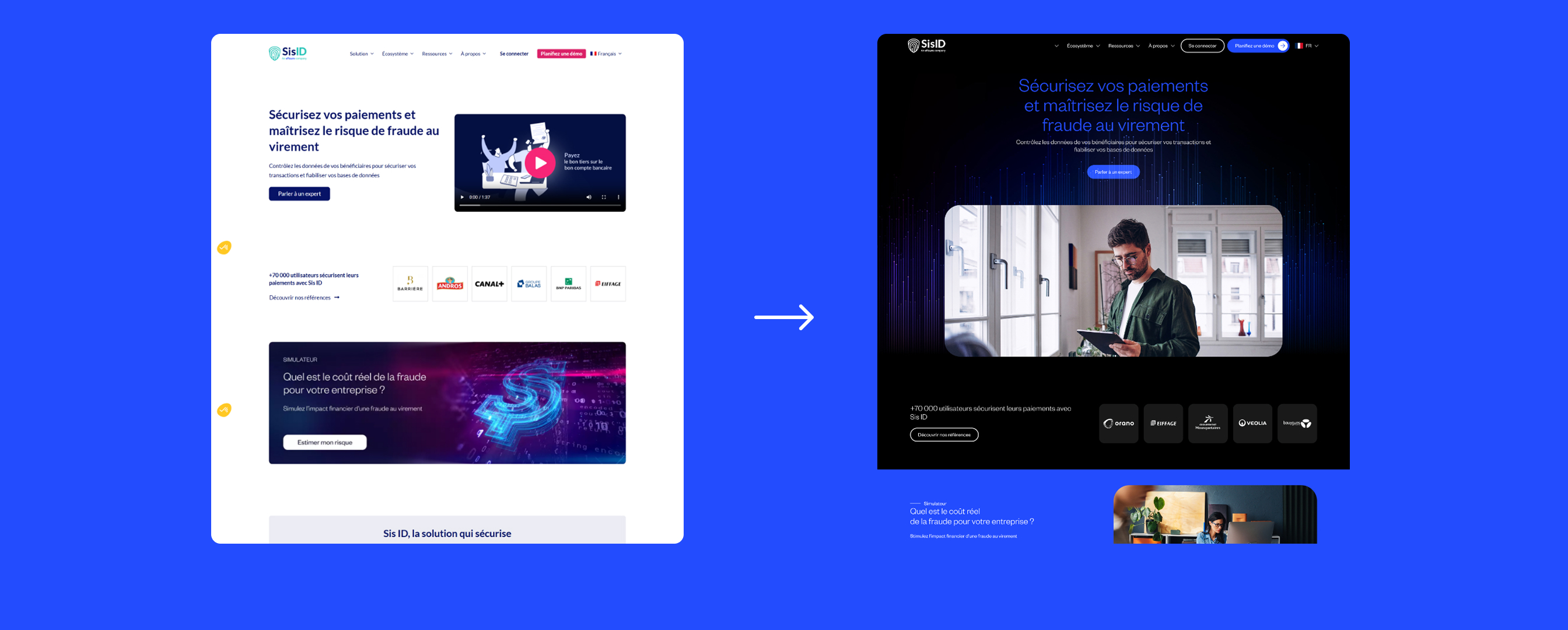 Sis ID — bascule ancienne vs nouvelle interface